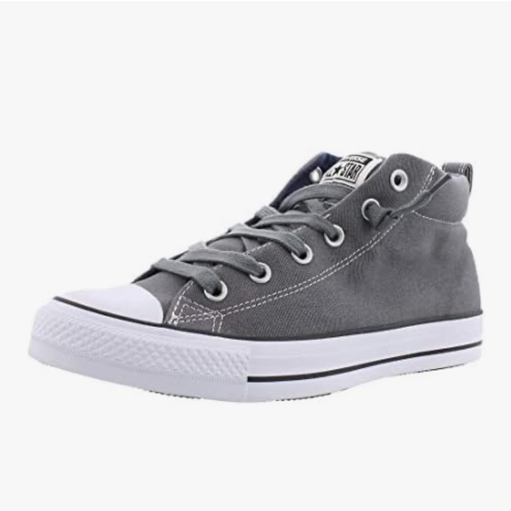 CONVERSE CHUCK TAYLOR ALL STAR GRAY SNEAKERS - Picture 2 of 13